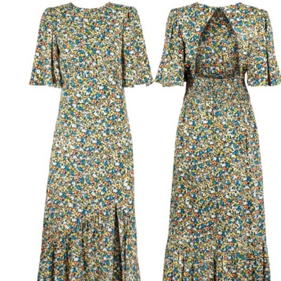 Urban Outfitters Dresses Urban Outfitters X Afrm Pico Floral Open